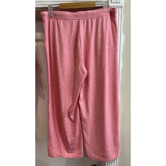 Softies Dream JerseyCowl Neck Lounge Set Peach Sz L/XL Quiet Luxury Athleisure - Picture 7 of 14